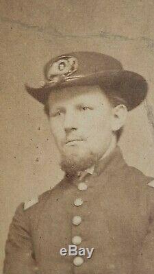 Civil War Officer Large Albumen Image ID'd Phipps Lake 64th New York Infantry