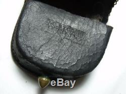 Civil War Percussion Cap Box. Marked C. S. STORMS N. Y