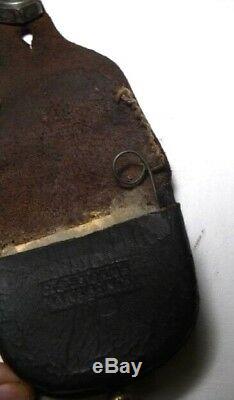Civil War Percussion Cap Box. Marked C. S. STORMS N. Y