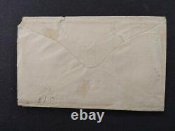 Civil War Shed's Corners, NY 1860s #65 Patriotic Cover, VERY FANCY STAR CANCEL