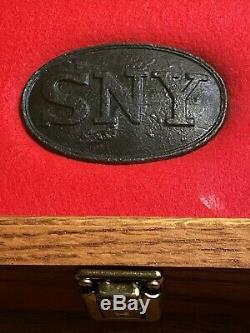 Civil War Shipwreck (Governor) Puppy Paw New York State Belt Plate (lead) 1861
