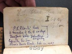Civil War Soldier Bible, 64th Regiment NY Infantry ID'D Clark Battle Gettysburg