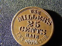 Civil War Token 630AY-1a New York NY Use Millers R2 Scarce Nice Token