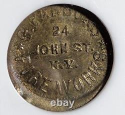 Civil War Token New York NY G Parsons Fireworks F-630BE-6B R9 NGC MS63 pc57