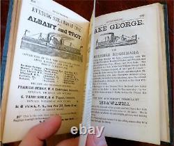 Civil War Travellers Guide 1864 Disturnell hotels Hudson R White Mts Montreal