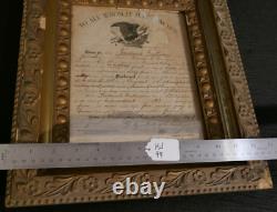 Civil War US Union Army Discharge 1st New York NY Mounted Rifles Cpl. Gritman
