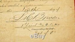 Civil War Union Army Discharge Papers Richard Hunt, NY 2nd Mounted Rifles, 1865