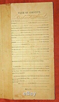 Civil War Union Army Discharge Papers Richard Hunt, NY 2nd Mounted Rifles, 1865