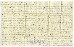 Civil War Union Soldier Autograph Letters Signed 63rd New York Infantry NY Ship