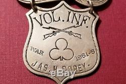 Civil War Veterans New York Ladder/Shield Badge