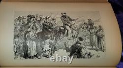 Civil War, Young, AROUND THE WORLD WITH GENERAL GRANT 1879 Full Leather 1st