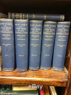 Civil war New York in the war of the rebellion 1861-1865 full set with index