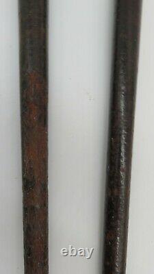 Civil war leather drum sling with drum sticks 5th NY Zouave