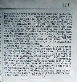 December 5 1863 Frank Leslie's Gettysburg Address