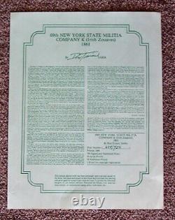 Don Troiani 69th Reg. New York State Militia Civil War Print MINT