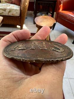 Dug Civil War SNY State of New York Puppy Paw Belt Plate or Buckle