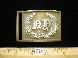 Early CIVIL War New York Militia Officers State Plate Buckle