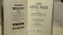 Eisenschiml, Newsman. Civil War 2 vols 1956 rare large fold color map, slipcase