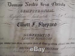 Elliott Fitch Shepard 1833-1893 NY Lawyer Banker Historical Documents Civil War