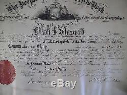 Elliott Fitch Shepard 1833-1893 NY Lawyer Banker Historical Documents Civil War