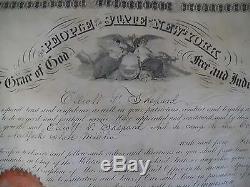 Elliott Fitch Shepard 1833-1893 NY Lawyer Banker Historical Documents Civil War