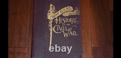 Estate Find 1895 Frank Leslie Illustrated Civil War Book Nice