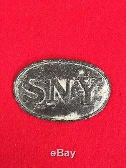 Excavated Civil War SNY State Of New York Buckle Nice