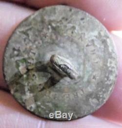 Excelsior New York RARE Early Antique US Military Uniform Button Civil War