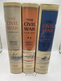 Foote, Shelby THE CIVIL WAR First Edition Signed