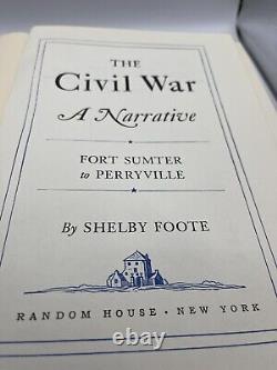 Foote, Shelby THE CIVIL WAR First Edition Signed