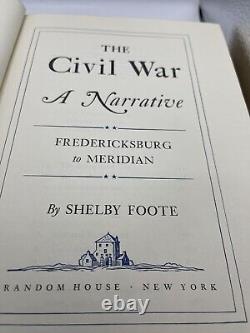 Foote, Shelby THE CIVIL WAR First Edition Signed