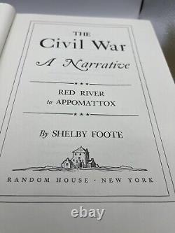 Foote, Shelby THE CIVIL WAR First Edition Signed