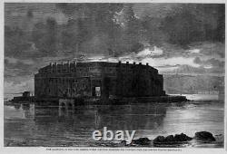 Fort Lafayette New York Harbor Political Prisoners 1861 CIVIL War History