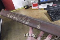 Frank Leslie's Illustrated History of the Civil War-1895-LARGE FOLIO BOOK