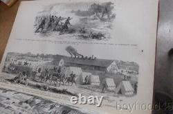 Frank Leslie's Illustrated History of the Civil War-1895-LARGE FOLIO BOOK