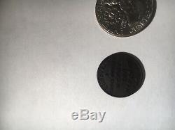Fred Plum Civil War Store Card Token NY Black Hard Rubber Coin Troy New York