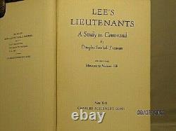 Freeman. Lee's Lieutenants A Study in Command 3 Vols First edition 1942-1944 djs
