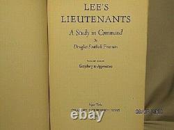 Freeman. Lee's Lieutenants A Study in Command 3 Vols First edition 1942-1944 djs