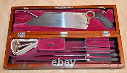 G. Tiemann & Co Surgical Field Amputation Set Civil War 67 Chatham St NY in Box