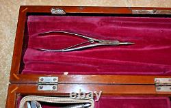 G. Tiemann & Co Surgical Field Amputation Set Civil War 67 Chatham St NY in Box