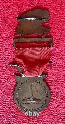 GAR 42nd ENCAMPMENT NY 1908/9 MEDAL HARLAN J. SWIFT MEDAL OF HONOR RECIPIENT