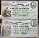 Glens Falls Ny Pair Notes Civil War Crisp Uncirculated Unissued! Mint Mint