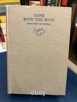 GONE WITH THE WIND- Margaret Mitchell, FIRST EDITION 1936 October Printing
