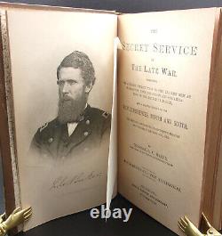 General Baker THE SECRET SERVICE IN THE LATE WAR First edition 1874 Civil War