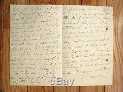 Gettysburg CIVIL War Veteran Hero Letter 140th New York Zouaves