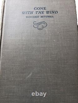 Gone With The Wind By Margaret Mitchell First Edition 1936 June Printing