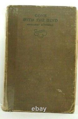 Gone With The Wind DEC 1936 Printing 1st Edition Margaret Mitchell READ