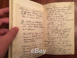 Handwritten Civil War Union Officer's Reminiscences, New York 44th Vol Infantry
