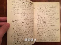 Handwritten Civil War Union Officer's Reminiscences, New York 44th Vol Infantry