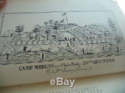 History Of The 127th New York Volunteers CIVIL War 1898 Camp Morgan Scarce
